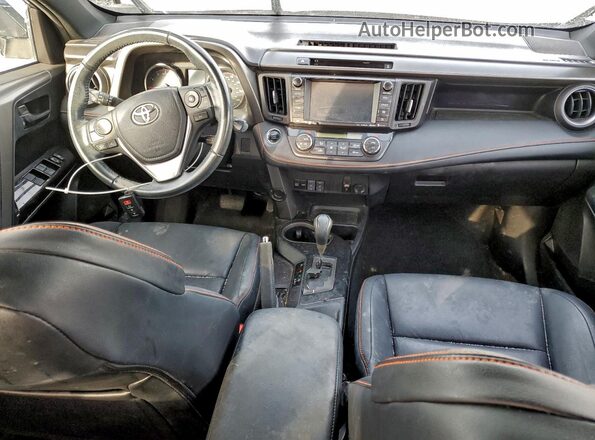 2T3JFREVXGW457755 2016 TOYOTA RAV4 Gray წინა პანელის ხედი