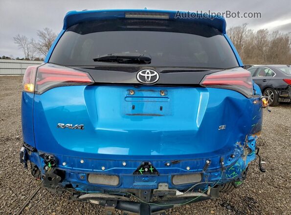 2T3NFREV8GW258415 2016 TOYOTA RAV4 Blue Vista trasera
