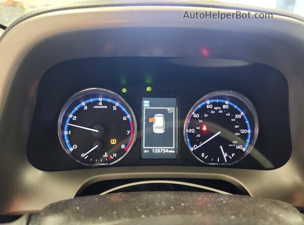 2T3RFREV8GW509323 2016 TOYOTA LE Silver Widok zestawu wskaźników