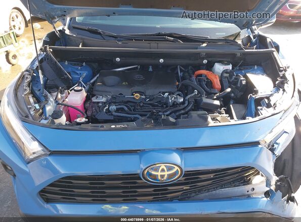 2T3UWRFV7PW169817 2023 TOYOTA RAV4 HYBRID Синий Вид сзади