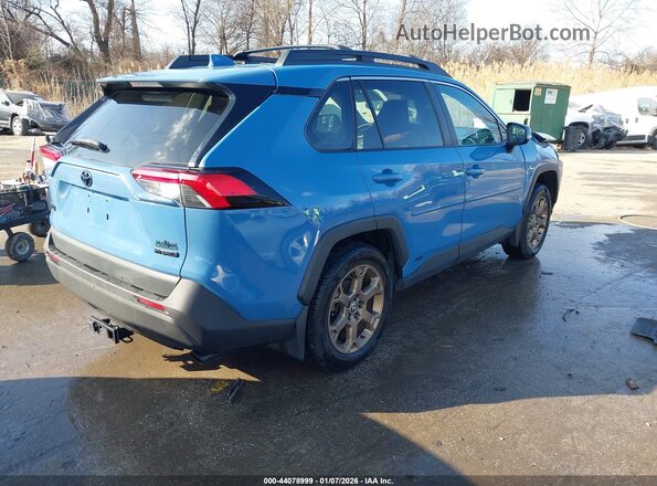 2T3UWRFV7PW169817 2023 TOYOTA RAV4 HYBRID Синий Задняя правая четверть