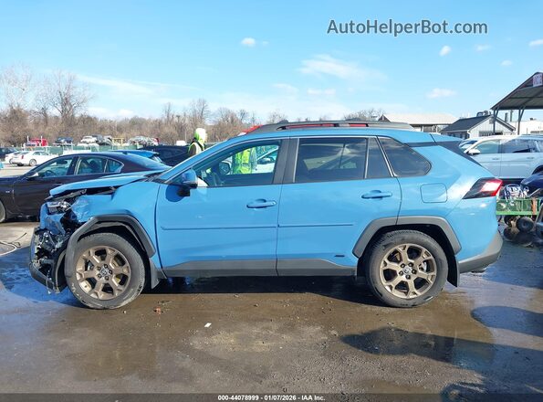 2T3UWRFV7PW169817 2023 TOYOTA RAV4 HYBRID Синий Панорамный вид салона 360°