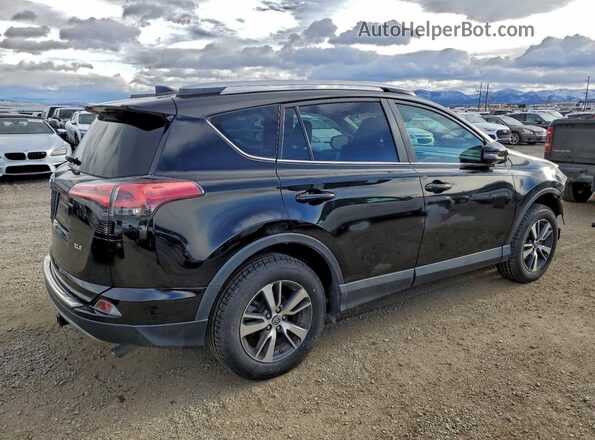 2T3WFREV7JW462103 2018 TOYOTA RAV4 Black Tył prawy