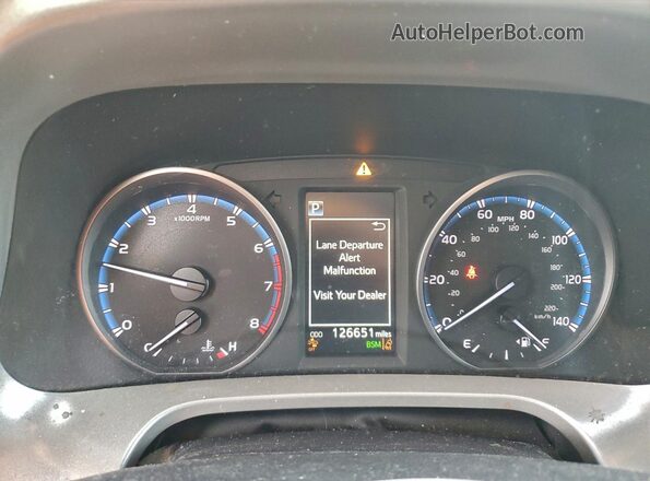 2T3WFREV7JW462103 2018 TOYOTA RAV4 Black Widok zestawu wskaźników