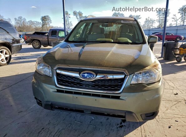 JF2SJADC1GH538221 2016 SUBARU FORESTER 2.5 Зеленый Вид сзади