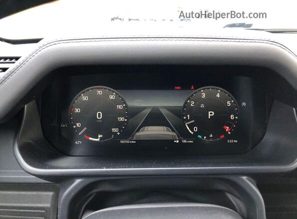 SALE27EU7R2252066 2024 LAND ROVER DEFENDER Серый Вид щитка приборов