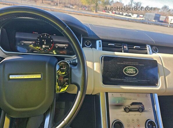 SALWR2RU8KA862566 2019 LAND ROVER RANGE ROVER Синий Вид щитка приборов
