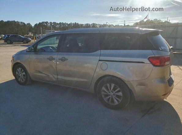 KNDMB5C10G6191522 2016 KIA SEDONA Желто-коричневый Задняя правая четверть