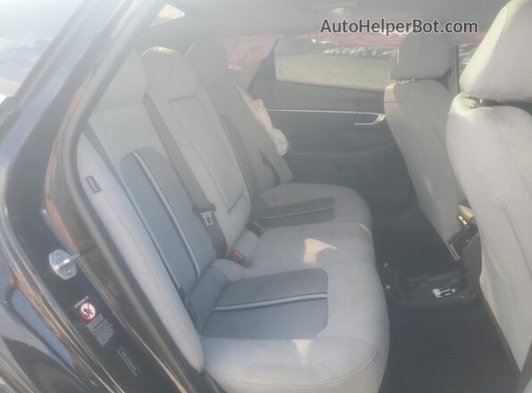5NPEF4JA9MH078904 2021 HYUNDAI SONATA Black Widok wnętrza z tyłu