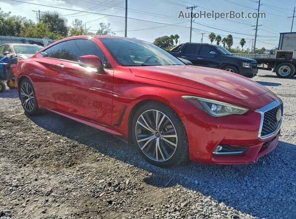 JN1EV7KK4MM411028 2021 INFINITI Q60 Красный Вид спереди