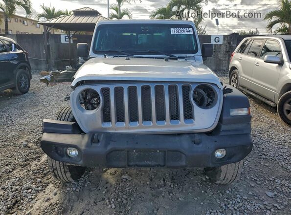 1C6HJTAGXRL103569 2024 JEEP GLADIATOR Серебряный Вид сзади