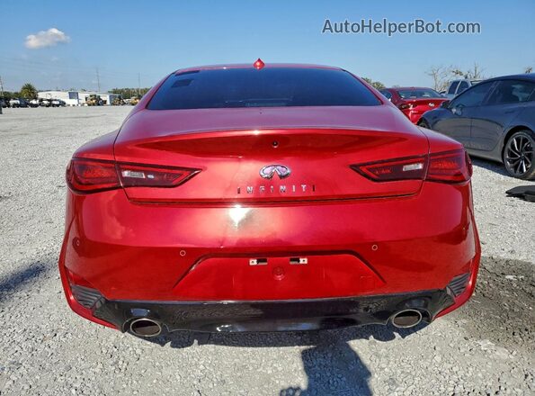 JN1EV7KK4MM411028 2021 INFINITI Q60 Красный Вид салона спереди