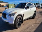 2017 Infiniti Qx70 Белый vin: JN8CS1MW2HM411677