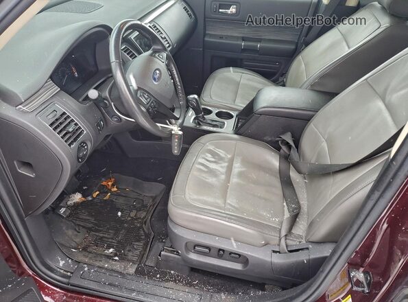 2FMHK6C81KBA28758 2019 FORD FLEX Бордовый Вид панели приборов