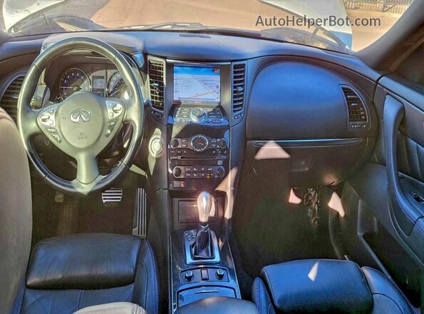 JN8CS1MW2HM411677 2017 INFINITI QX70 Белый Вид задних сидений