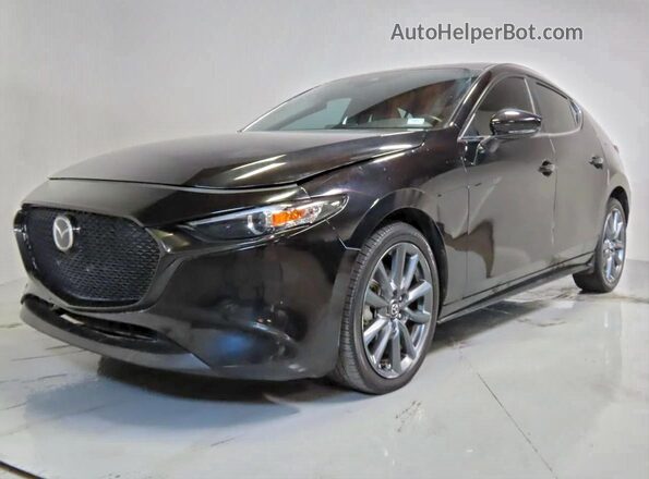 JM1BPAKL7M1336164 2021 MAZDA 3 Черный Задняя правая четверть