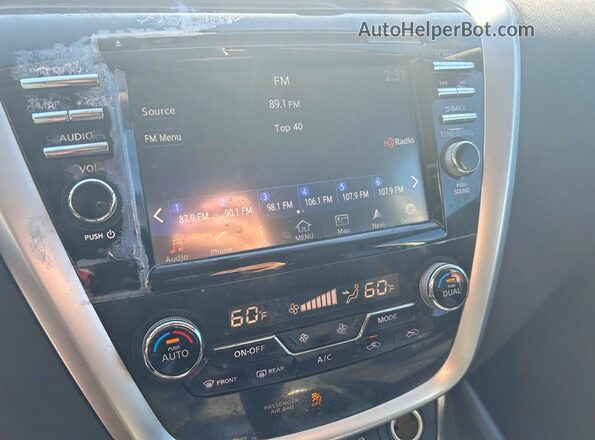 5N1AZ2MG9JN110414 2018 NISSAN MURANO Black Շարժիչի բաժամունքի տեսք