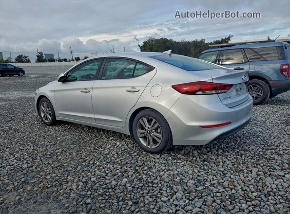 KMHD84LF4JU468742 2018 HYUNDAI ELANTRA Серебряный Задняя правая четверть