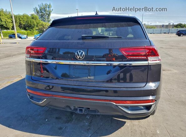 1V2JE2CA7NC201999 2022 VOLKSWAGEN ATLAS Черный Вид салона спереди
