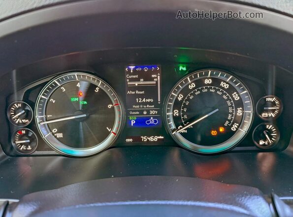 JTJHY7AX5H4247578 2017 LEXUS LX570 Белый Вид задней части салона