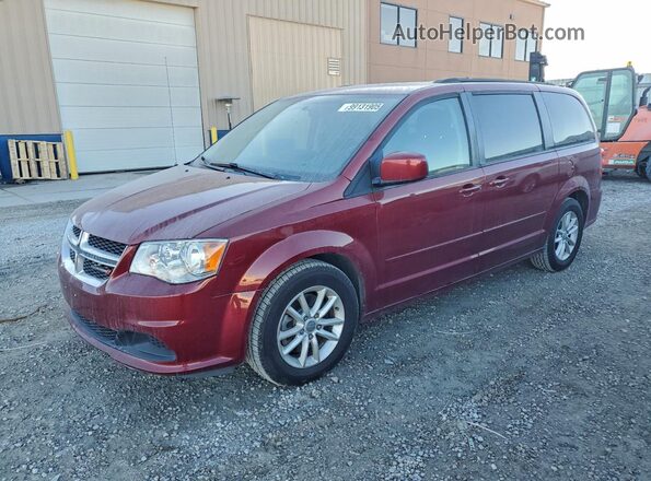 2C4RDGCG8GR310121 2016 DODGE CARAVAN Бордовый Задняя левая четверть