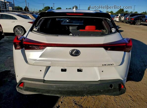 JTHE9JBH9L2035647 2020 LEXUS UX Белый Вид салона спереди