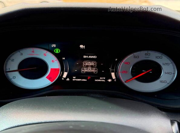 19UUB6F51NA001517 2022 ACURA TLX White Widok zestawu wskaźników