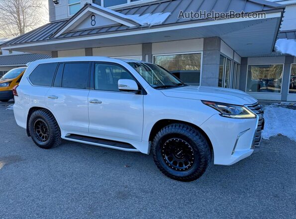 JTJHY7AX5H4247578 2017 LEXUS LX570 Белый Задняя левая четверть