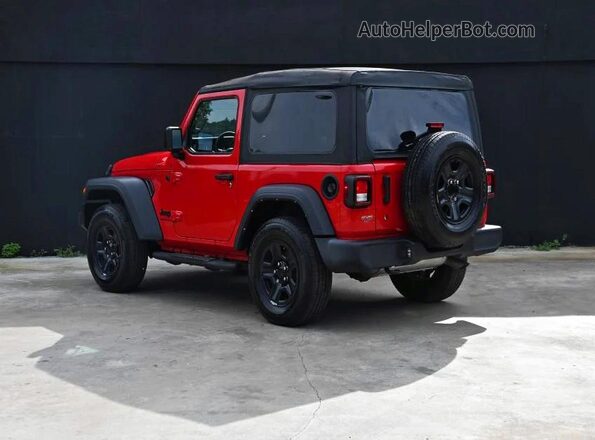 1C4GJXAG4NW145160 2022 JEEP WRANGLER Красный Передняя правая четверть