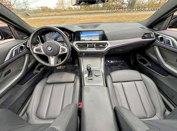 WBA13AR09MCF20741 2021 BMW M4 Black Rear seats view