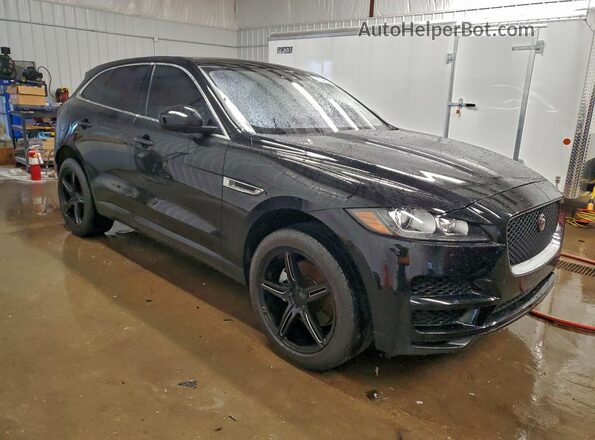 SADCK2GXXKA392993 2019 JAGUAR F-PACE Черный Вид спереди
