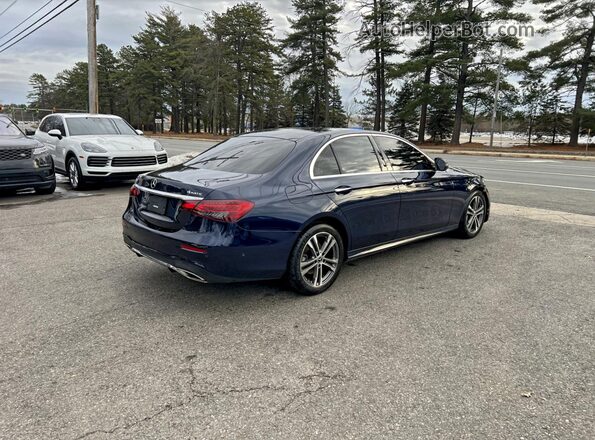 W1KZF8EB2MA948663 2021 MERCEDES-BENZ E-CLASS Blue Вид спереду