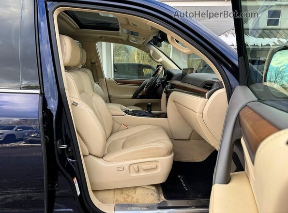 JTJHY7AX2H4242774 2017 LEXUS LX Синий Вид сзади