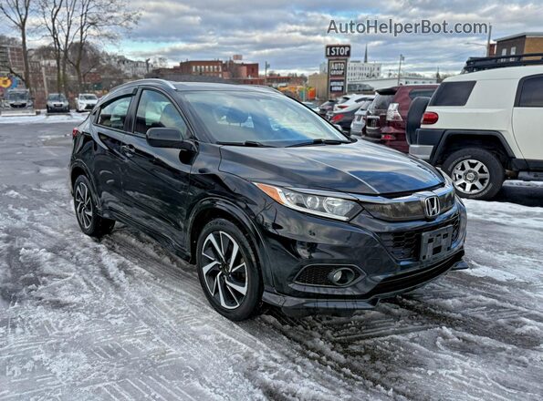 3CZRU6H1XKG717333 2019 HONDA HR-V Черный Вид спереди