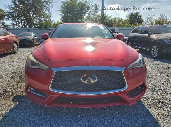 JN1EV7KK4MM411028 2021 INFINITI Q60 Красный Вид сзади
