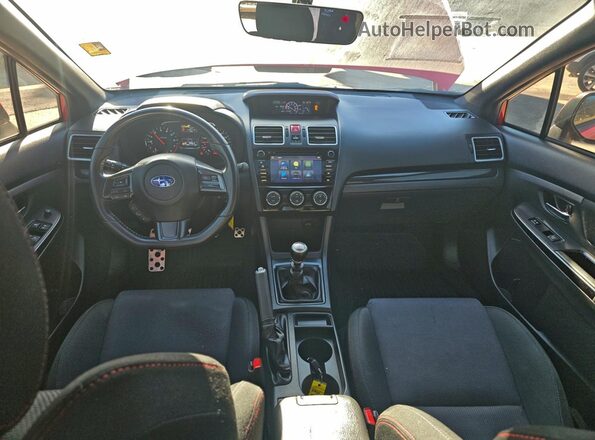 JF1VA1C61K9820987 2019 SUBARU WRX Красный Вид задних сидений