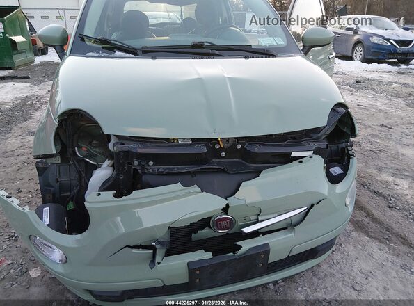 3C3CFFAR1GT143164 2016 FIAT 500 Зеленый Вид спереди