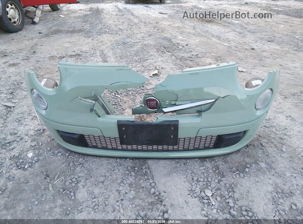 3C3CFFAR1GT143164 2016 FIAT 500 Зеленый Вид задней части салона