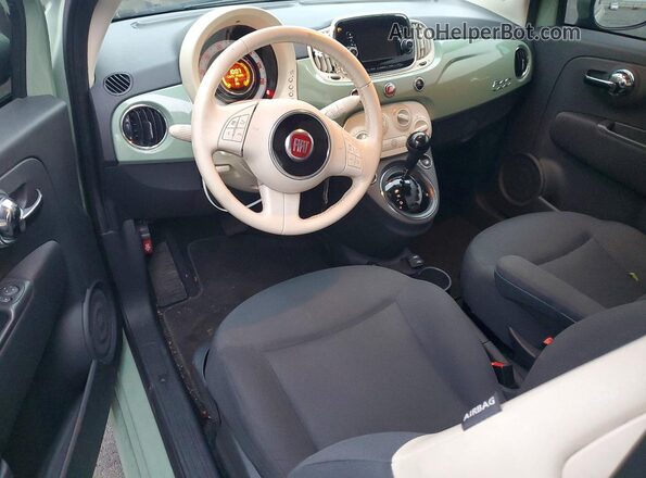 3C3CFFAR5GT184476 2016 FIAT 500 Green Widok deski rozdzielczej