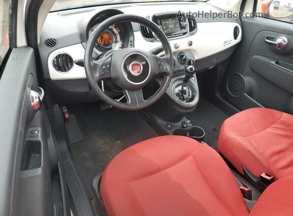 3C3CFFAR8GT122246 2016 FIAT 500 Красный Вид панели приборов