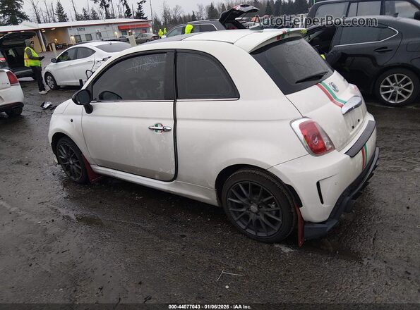 3C3CFFCH5JT524091 2018 FIAT 500 Белый Задняя левая четверть