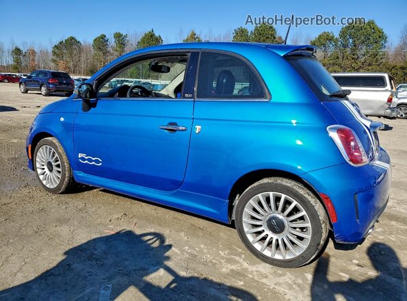 3C3CFFCH9JT420865 2018 FIAT 500 Синий Задняя левая четверть