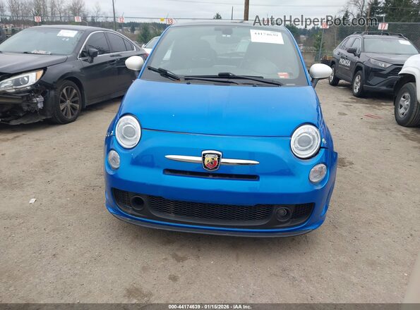 3C3CFFFH3JT532198 2018 FIAT 500 Синий Вид щитка приборов