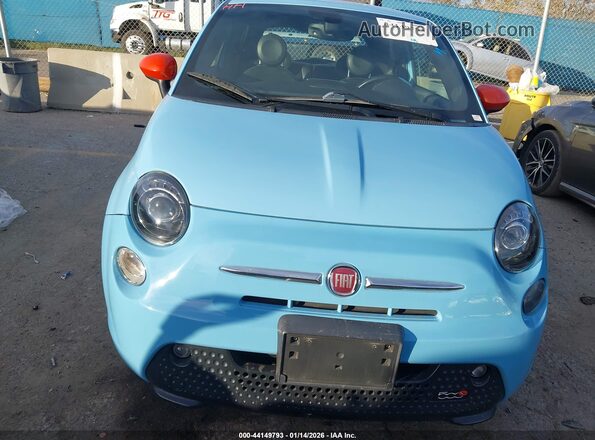3C3CFFGE3GT221951 2016 FIAT 500E Синий Вид щитка приборов