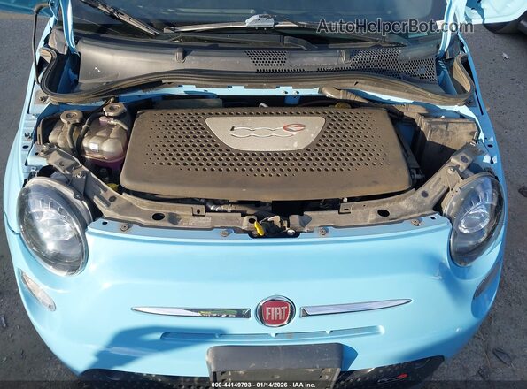 3C3CFFGE3GT221951 2016 FIAT 500E Синий Вид сзади