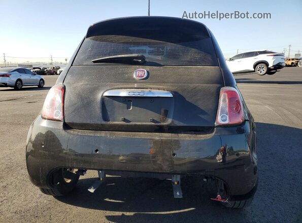 3C3CFFGE6HT625246 2017 FIAT 500 Black უკანა ხედი