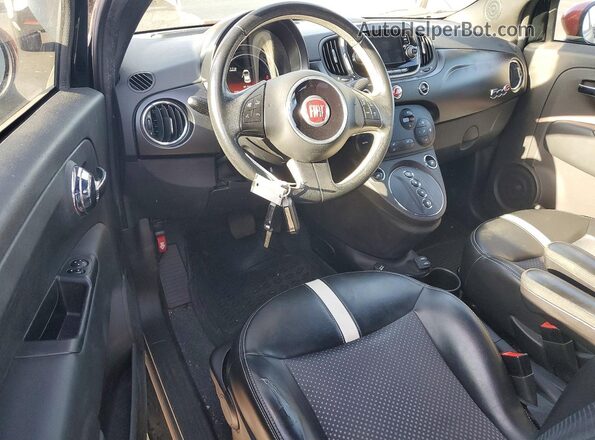 3C3CFFGE6HT625246 2017 FIAT 500 Black წინა პანელის ხედი