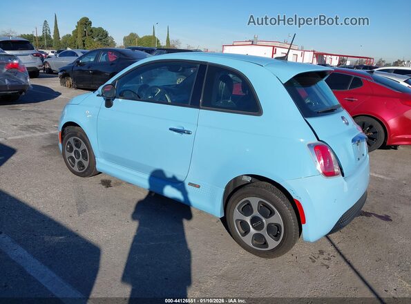 3C3CFFGE7GT221984 2016 FIAT 500E Синий Задняя левая четверть