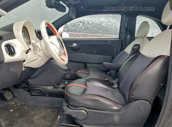 3C3CFFGE7JT471703 2018 FIAT 500 Серый Вид салона спереди