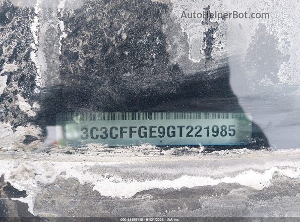 3C3CFFGE9GT221985 2016 FIAT 500E Light Blue Widok komory silnika